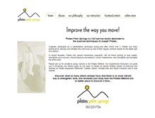 Tablet Screenshot of pilatespalmsprings.com